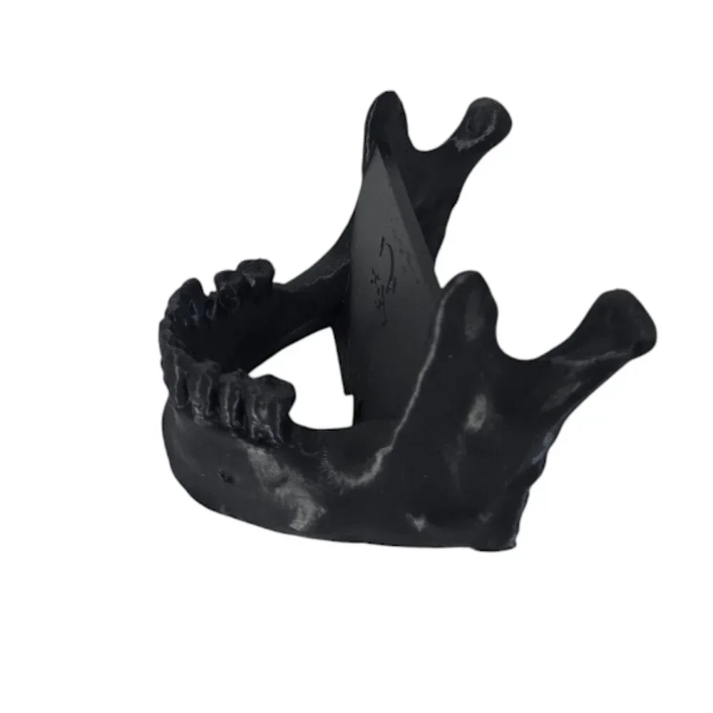 Skull Jaw bone phone and tablet stand. 3D printed jaw bone tablet and phone hold